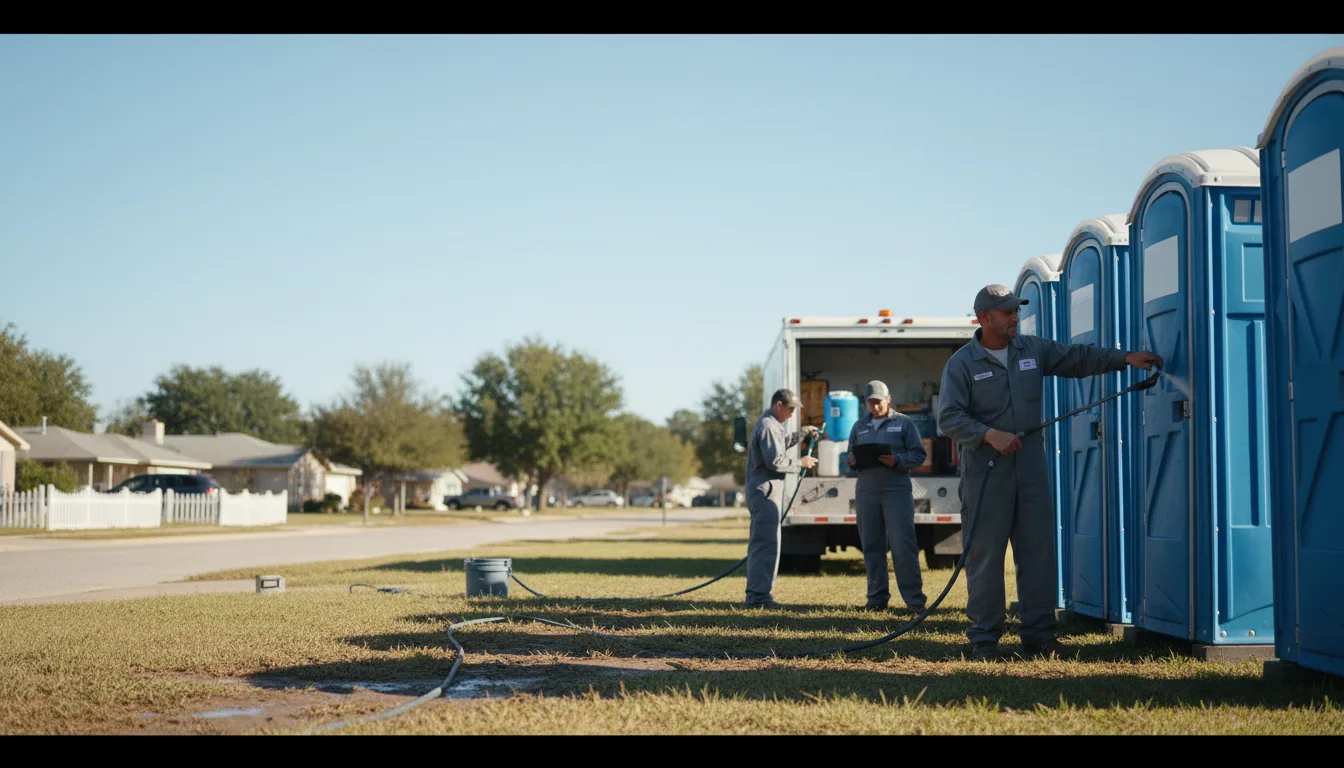 Long-Term Portable Toilet Rental in Mendenhall, MS near me